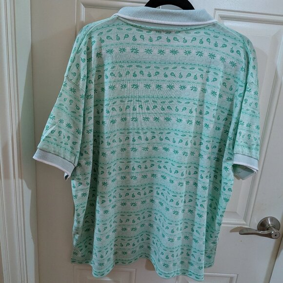 "Image" Green Short-Sleeve Polo - Size 2X (US) - Picture 3 of 6